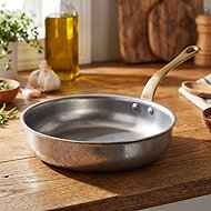 GENWARE Serving pan, stainless steel Vintage, diameter 18 cm, height 4,5 cm - Pan