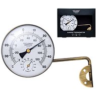 Gentlemen's Hardware Outdoor thermometer with hygrometer, brass - Outdoor Thermometer