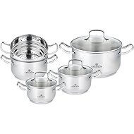 Gerlach SIMPLE Stainless steel cookware set 9 pcs - Cookware Set