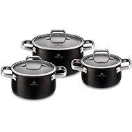Gerlach PRIME BLACK Set of dishes 6 pcs - Cookware Set