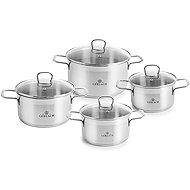 Gerlach BRAVA Stainless steel cookware set 8 pcs - Cookware Set