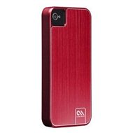Case-mate Barely There Brushed Aluminium Red - Phone Cover