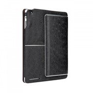 Case-mate iPad 2 Venture Case Faux Ostrich Leather Black - Tablet Case