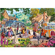 GIBSONS Bus boarding puzzle 1000 pieces - Jigsaw Puzzle