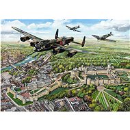 GIBSONS puzzle Fly over Windsor 1000 pieces - Jigsaw Puzzle