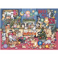 GIBSONS puzzle Cat Holidays 1000 pieces - Jigsaw Puzzle