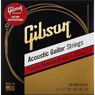 Gibson SAG-CPB13 Coated Phosphor Bronze Acoustic Guitar Strings 13-56 Medium - Strings
