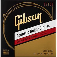 Gibson SAG-CBRW12 Coated 80/20 Bronze Acoustic Guitar Strings 12-53 Light - Strings