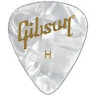 Gibson APRW12-74H Pearloid White Picks, 12 Pack, Heavy - Plektrum