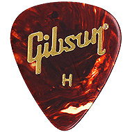 Gibson APRT12-74H Tortoise Picks, 12-Pack, Heavy - Plectrum