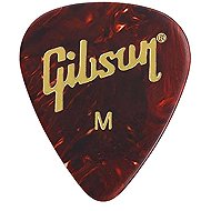 Gibson APRT12-74M Tortoise Picks, 12 Pack, Medium - Plectrum