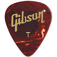 Gibson APRT12-74T Tortoise Shell Picks, 12 Pack, Thin - Plectrum