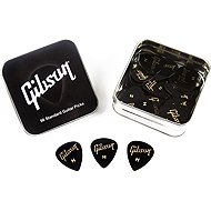 Gibson APRGG50-74H Standard Style Heavy Guitar Picks, Metal Tin, 50-Pack - Plectrum
