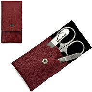 Giesen & Forsthoff 3-piece manicure set in red leather case - Manicure Set