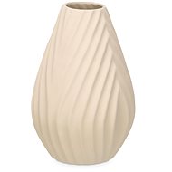 GIFTDECOR Ceramic vase Diagonal stripe beige - Vase