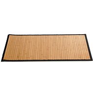 Giftdecor Bamboo rug with border, black, 50 × 80 cm - Carpet