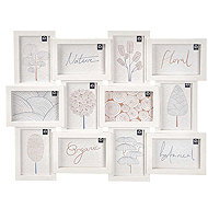 Giftdecor Photo frame for multiple photos 10 × 15 cm, 12 photos, white - Photo Frame