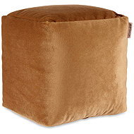 Giftdecor Velvet stool, 30 × 30 cm, orange - Ottoman