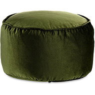 Giftdecor Velvet stool, diameter 60 cm, green - Ottoman