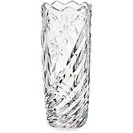 Giftdecor Carved glass vase, 25 cm, pattern 1 - Vase