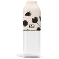 MonBento Positive M Graphic Plume, cream - Drinking Bottle