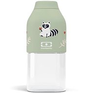 MonBento Positive S Green Racoon, 330 ml, green - Drinking Bottle