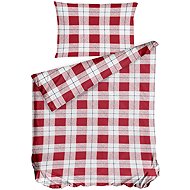 Gipetex cotton bed linen Kostka red 140 × 200 / 70 × 90 cm - Bed Linen