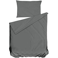 Gipetex percale bed linen Piombo 140 × 200 / 70 × 90 cm - Bed Linen