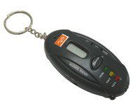 Alkohol tester MANTA MM318, přívěšek na klíče + svítilna + stopky - -