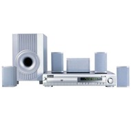Mustek DVD/FM přehrávač + zesilovač V600RS-325 + reproduktory 5.1 325W - -