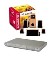 Sada DVD přehrávač TECHNOSONIC N9868 + repro Genius SW-5.1 Home Theater - 