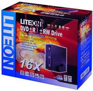 Externí DVD vypalovačka Lite-On SHW-1635SX-02C černá - DVD Burner