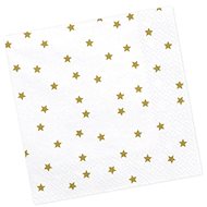 GLASSOR White Napkins with Stars - Paper Napkins