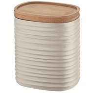 GLASSOR Food Box with Bamboo Lid - Storage Jar