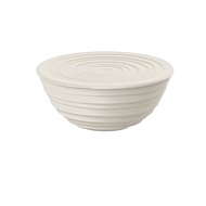 GLASSOR Beige bowl with lid - Small Bowl