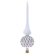 DECOR BY GLASSOR Christmas ornaments - spike white, black/gold net - Christmas Ornaments