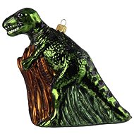 Skleněný dinosaurus Rex - Vánoční ozdoby