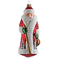 Vánoční figurka Santa s berlou - Vánoční ozdoby
