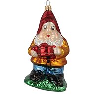 Vánoční figurka trpaslík s konvičkou - Vánoční ozdoby