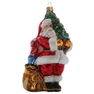 Vánoční figurka Mikuláš s pytlem - Vánoční ozdoby