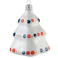 Stromeček s kouličkami porcelán - Vánoční ozdoby