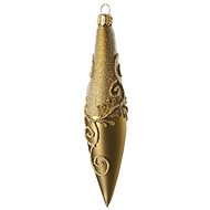 Vánoční raketa zlatá ornamenty - Vánoční ozdoby