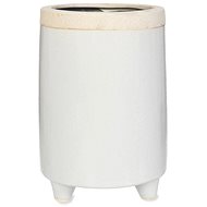 DECOR BY GLASSOR Ceramic pot on legs, tall - Decorative Planter