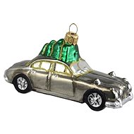 Vánoční ozdoba auto stříbrné - Vánoční ozdoby