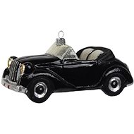 Skleněná ozdoba - auto černé - Vánoční ozdoby