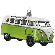 Autíčko retro bus světle zelený - Vánoční ozdoby
