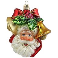 Vánoční figurka Santa s rolničkami - Vánoční ozdoby