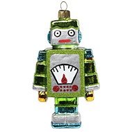 Vánoční figurka robot barevný - Vánoční ozdoby