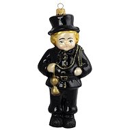 Skleněná figurka kominíček - Vánoční ozdoby