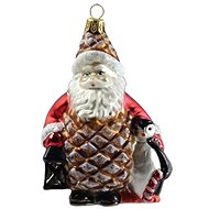 Santa šiška s tučňákem - Vánoční ozdoby